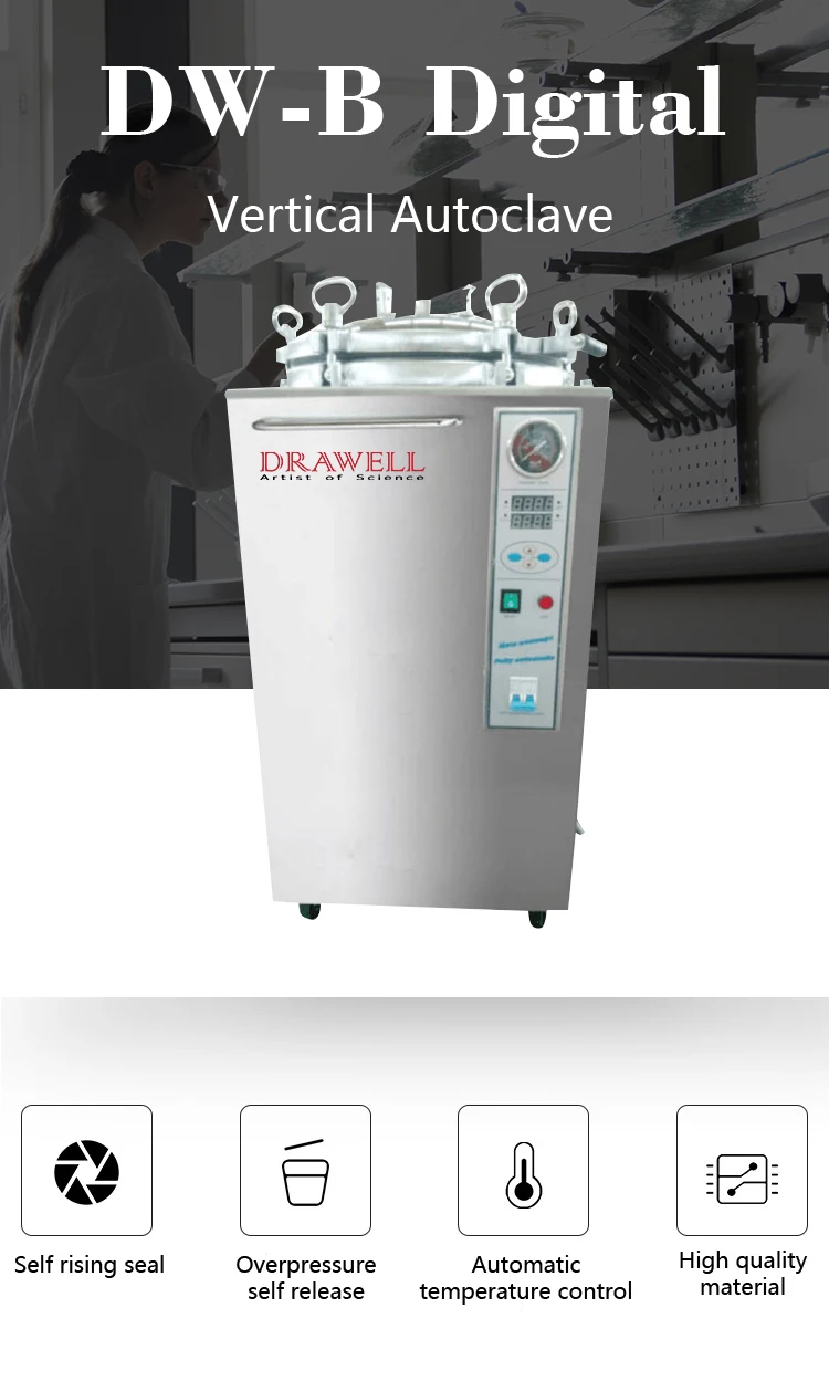 Control System Autoclave Sterilizers Autoclave Vertical