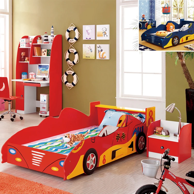 Groothandel Kinderen Slaapkamer Kids Race Auto Bed Bedden Verkoop