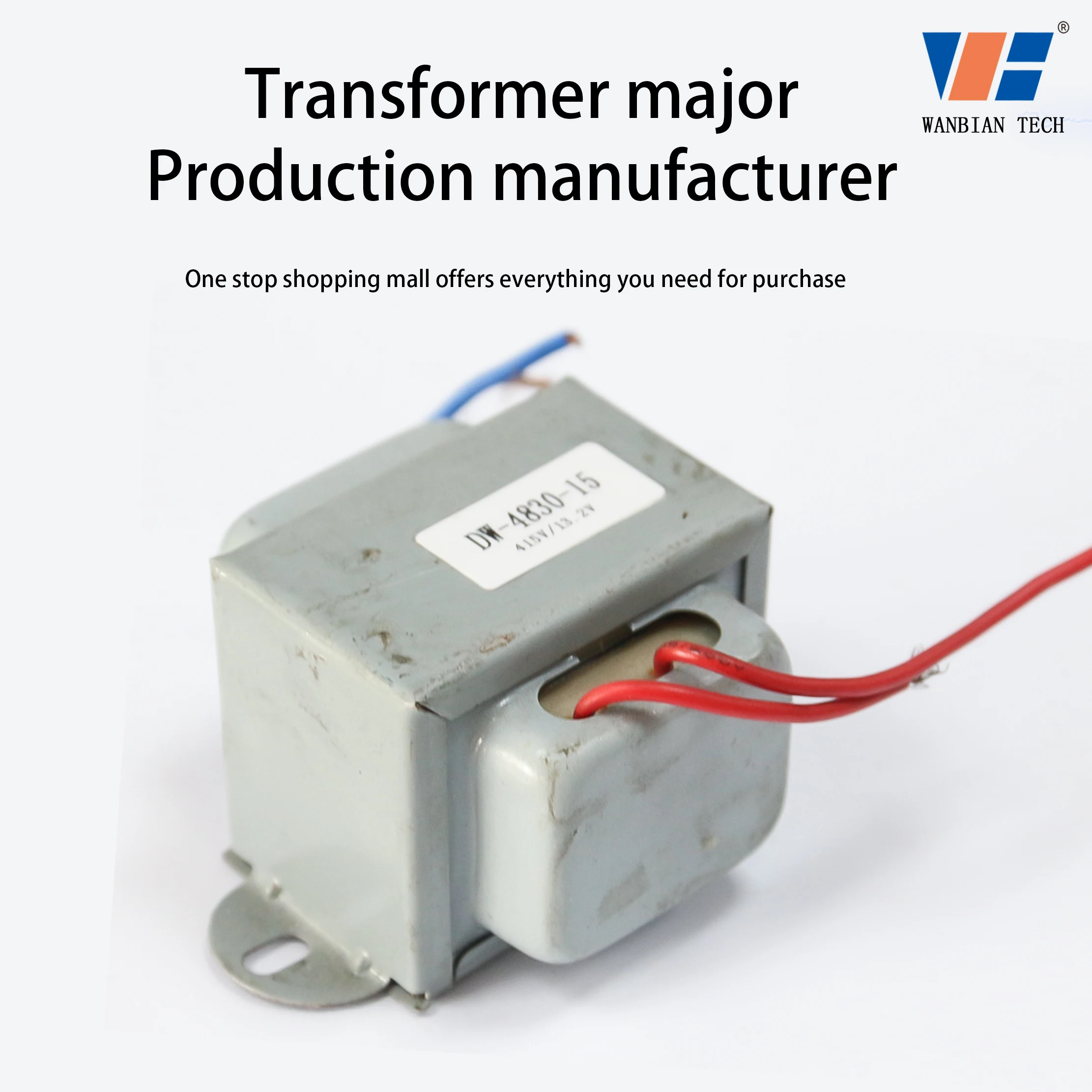 EI 26-Pin Power Transformer 12V DC Single-Phase Isolation Low-Frequency Transformer with 220V/110V Input Various Applications