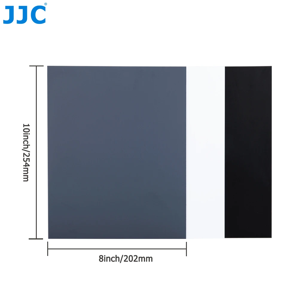 JJC Grey Card White Balance Card Set for Digital Photography with Neck Strap Color Correction Tool