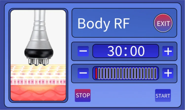 Vacuum Laser rf cavitation rf vacuum led machine