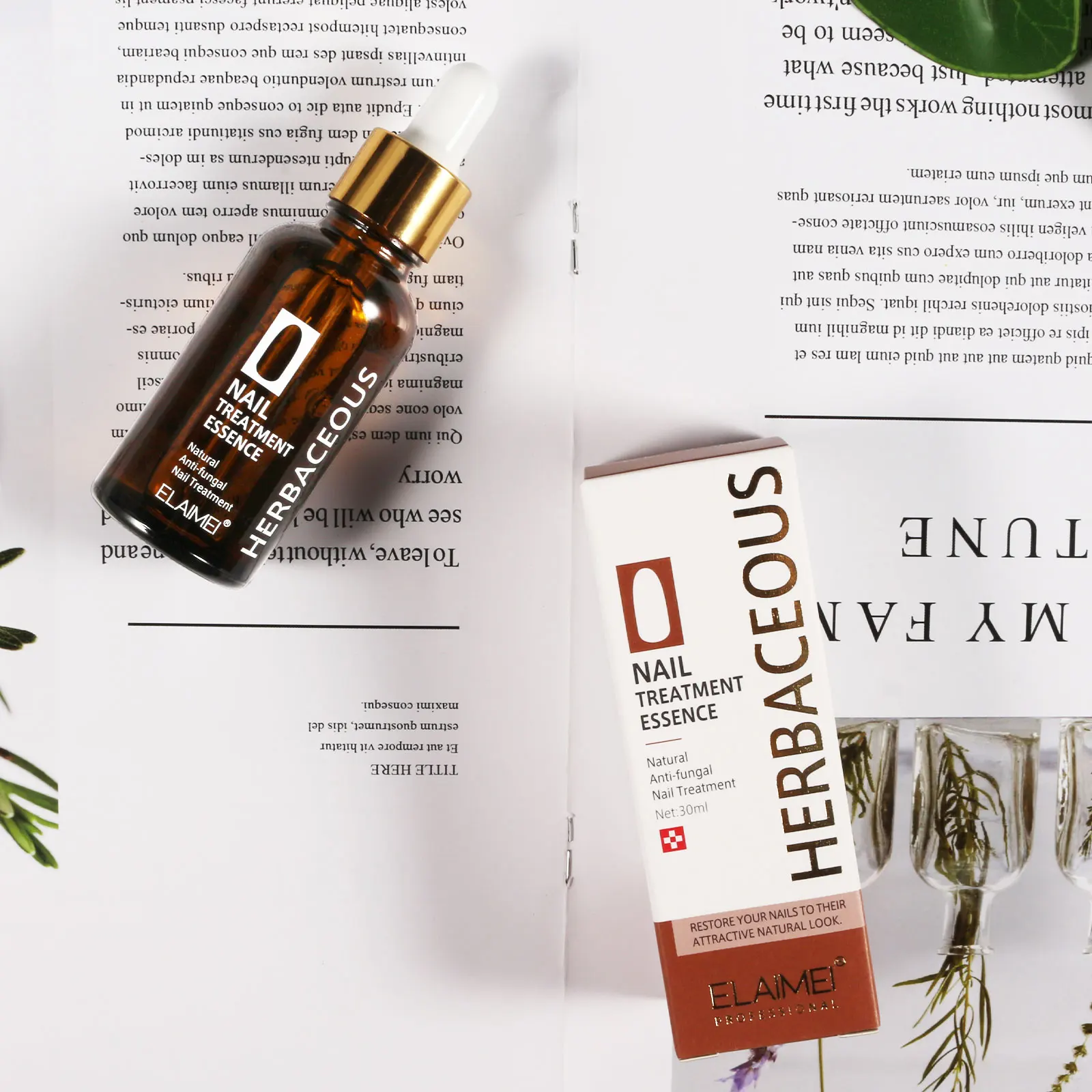 Elaimei Anti Fungal Nutrient Solution Toenail Fungus Nail Treatment Oil