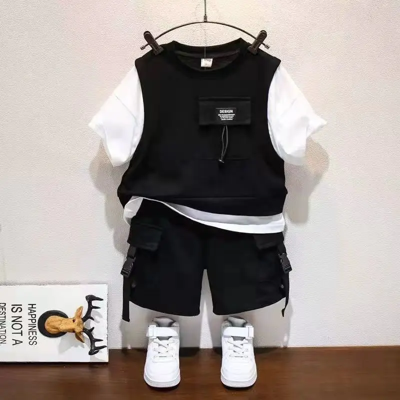 Children's Clothes 2024 Boy Summer Clothes Big Boy Short Sleeve Tshirt