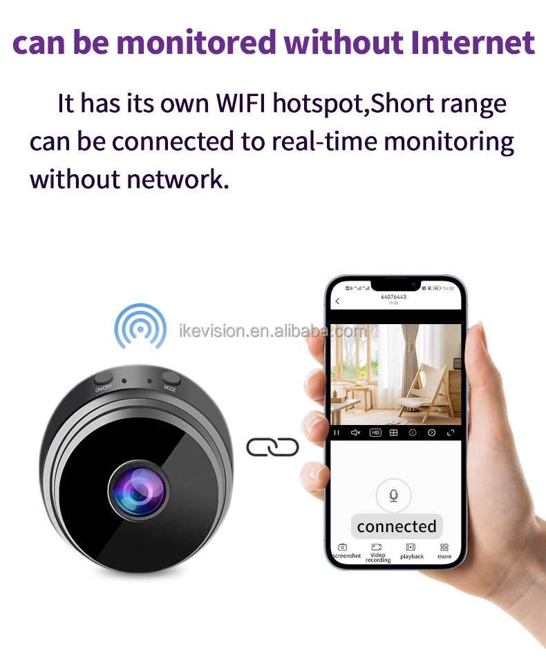 WiFi Night Vision Smart Camera with Motion Alarm - Image 5