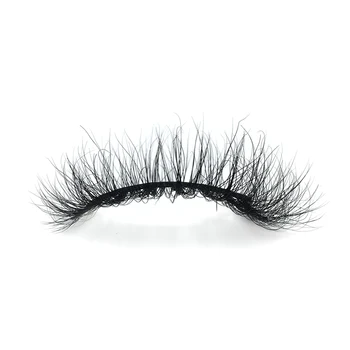 QD crazy girl eyelashes 3D mink lashes wholesale good quality Fluffy mink lashes wholesale Real mink eyelashes Free sample