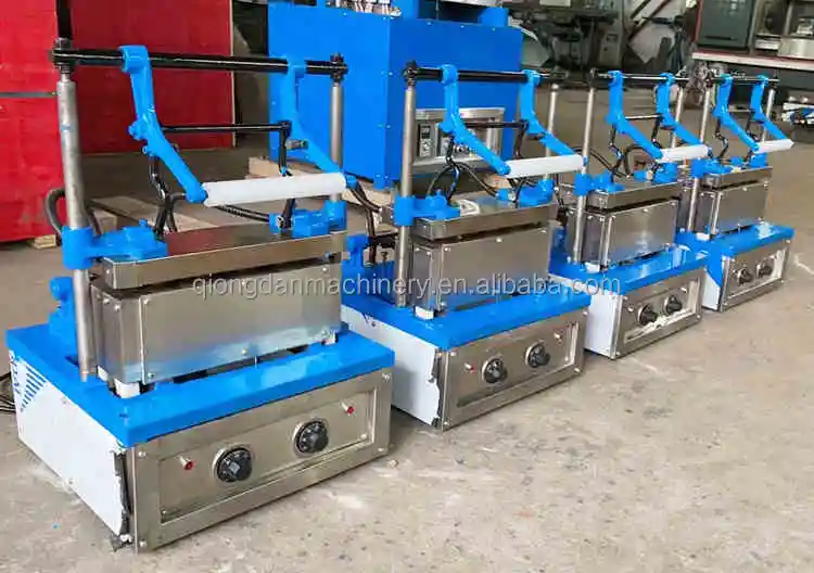 Factory Supply Customized Ice Cream Cone Wafer Biscuit Maker Machine