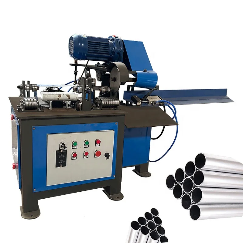 Burr Free Automatic Round Pipe Cutting Machine Stainless Steel Fire Pipe Rolling Cutting Machine
