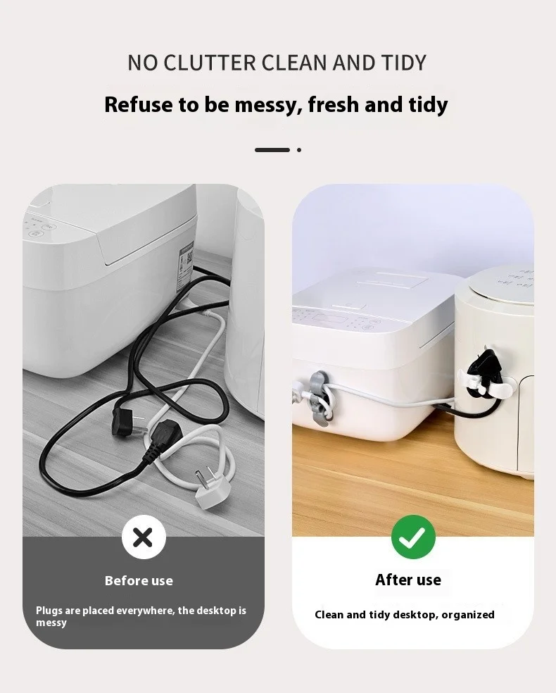 Silicone Appliance Cord Holder for Kitchen