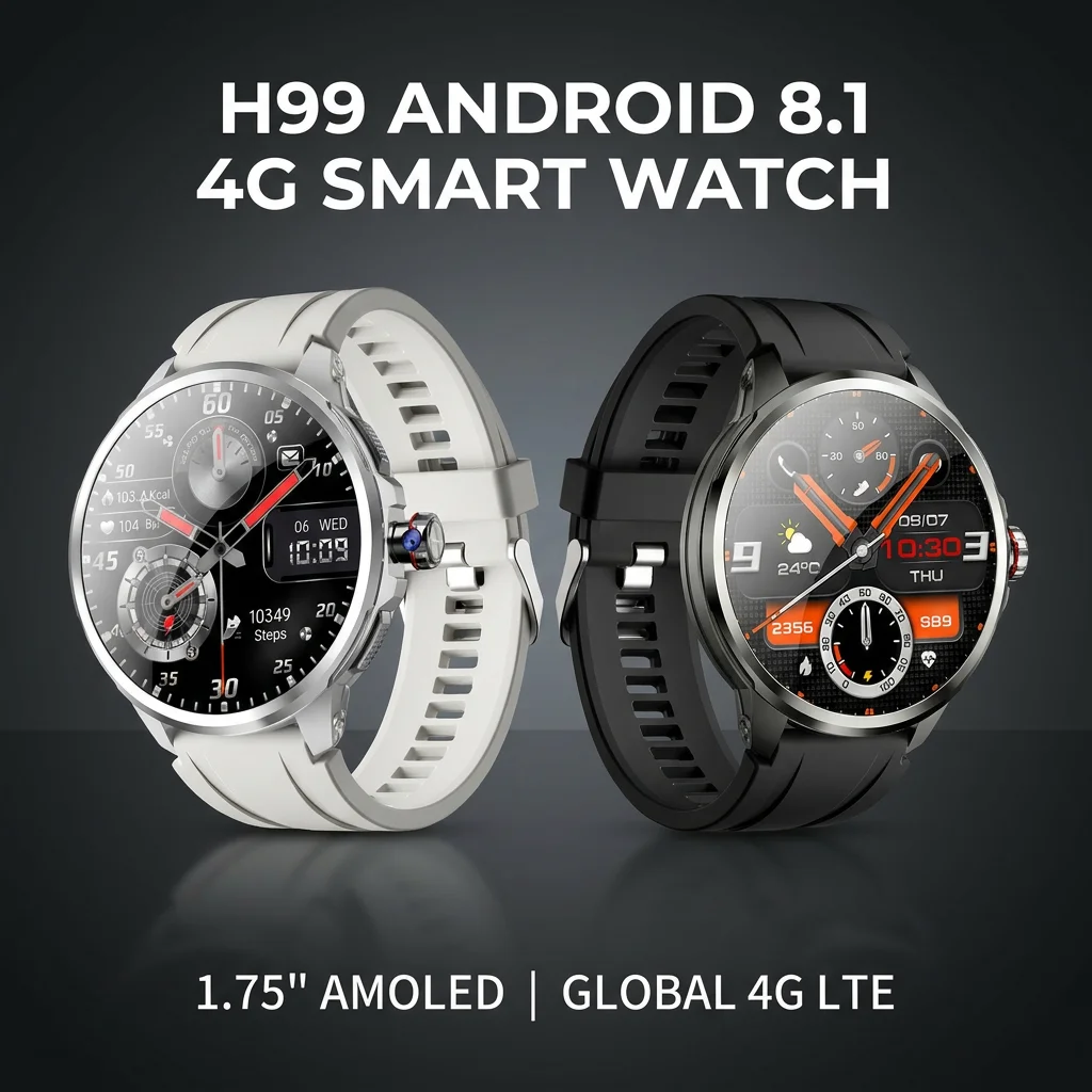 H10 T800 Ultra Android Smartwatch - 4G, GPS, Fitness Tracker