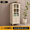 13 high-end solid wood low wine cabinet-two tone