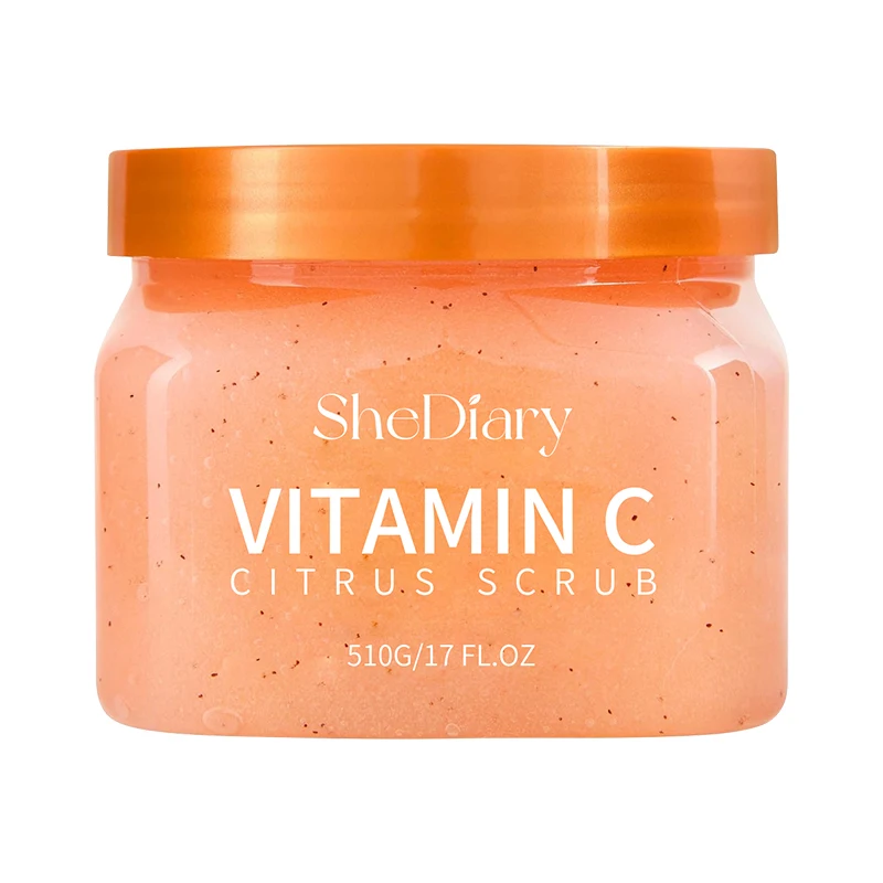 Citrus Vitamin C Whitening Exfoliating Facial And Body Scrub,Fine Particles Do Not Harm The Skin