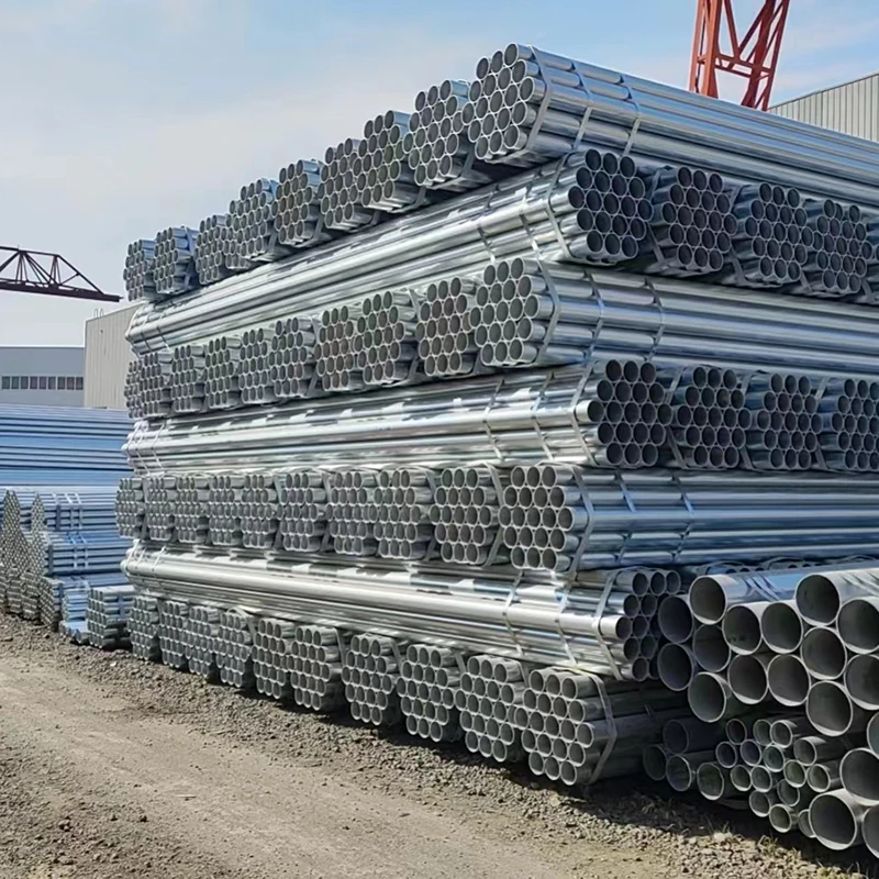 China Top Factory Supply Size 1/2 3/4 1"2"1.5"INCH Gi Pipe ERW Sch 40 80 6M Hot Dipped Galvanized Steel Tube for Construction