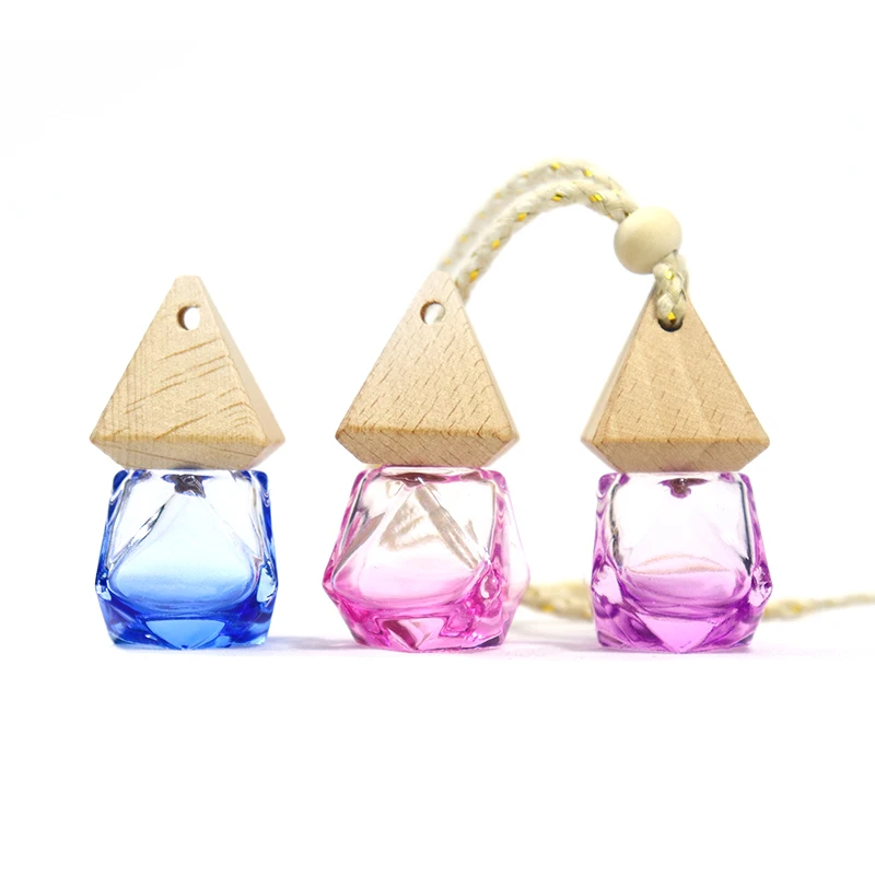 5ml/8ml/10ml Luxury Car Air Freshener Diffuser Glass Bottle Clear Empty Hanging Car Perfume Bottle