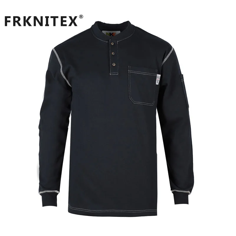 Бесплатная доставка, Мужская черная рабочая одежда FRKNITEX с логотипом на заказ, футболки поло для работы