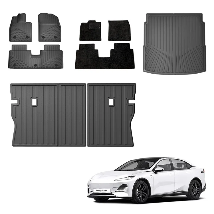 Автомобильный коврик для Changan Deepal SL03 L07, аксессуары, водонепроницаемые напольные коврики из ТПЭ, коврик в багажник, чехол для спинки сиденья, подушка