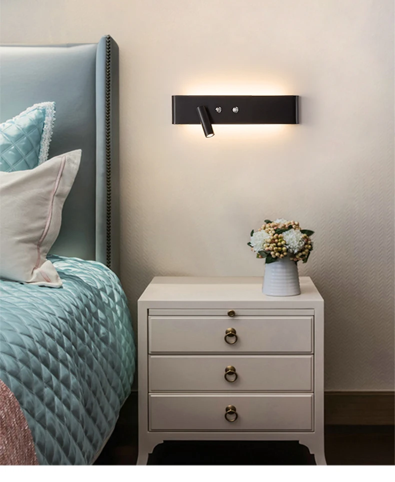 Wholesale Modern Bedroom Night Lamp For Living Room Nordic Brief Long