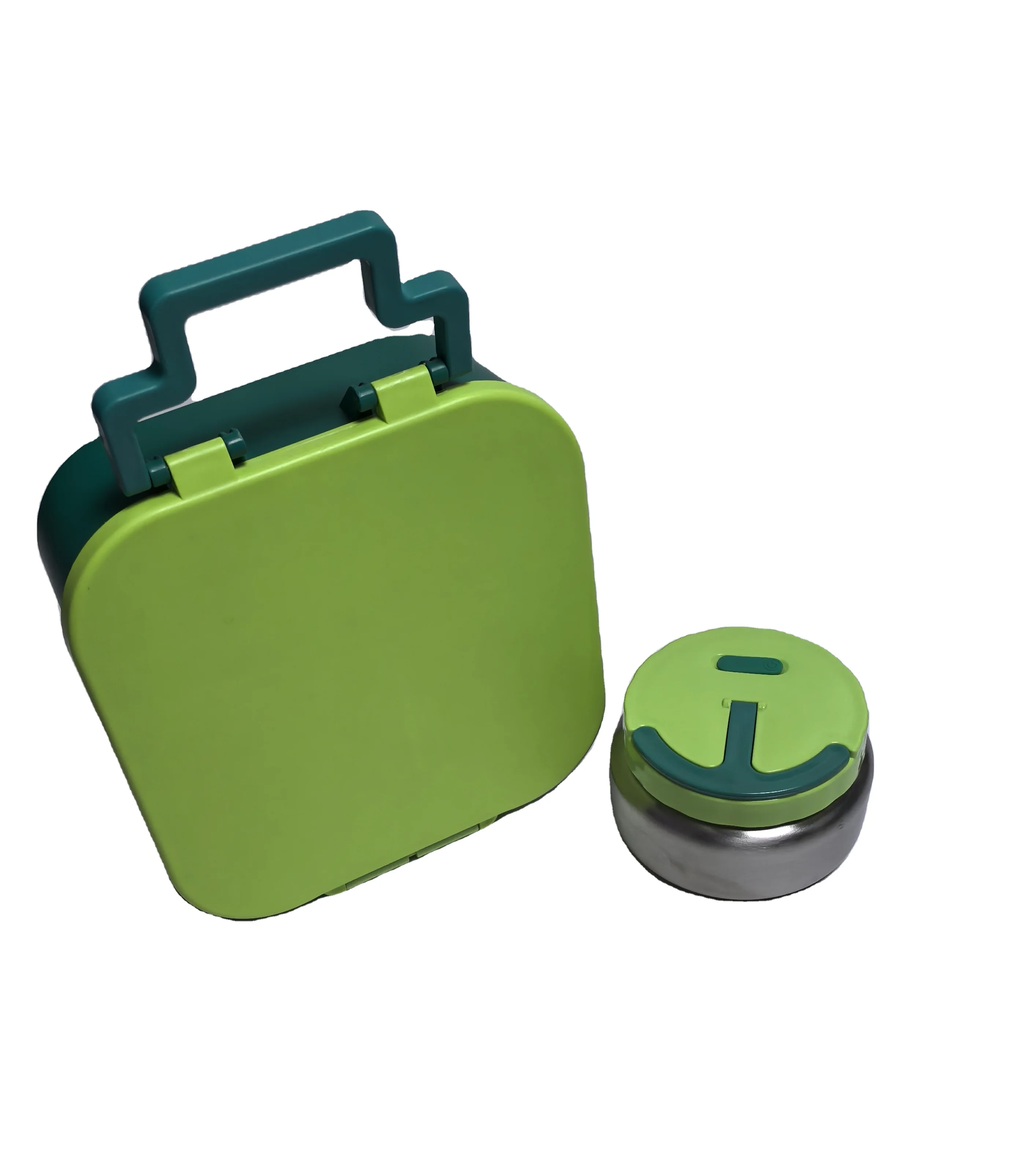1700ml PP Microwaveable Plastic Storage Box with Compartments Kids' Bento Lunch Thermal  Food Container