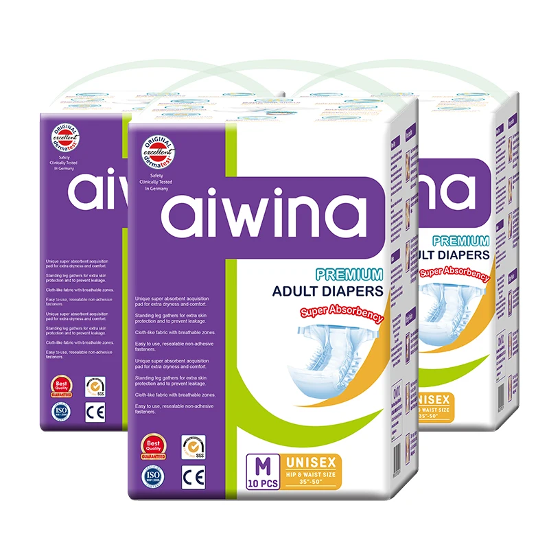 AIWINA extra Large 5xl Single Tape Hygiene Economic c Grade Adult Diapers Loose Australia for Adults Man