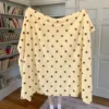 Caramel polka dots
