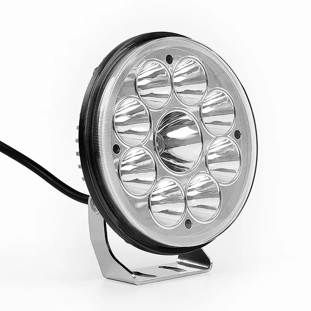 7 Inch 50W Round LED Headlights for Sale, 4x4 Off-road Lights, Truck Lights, Boat All-terrain Lights, Motorcycle Running Lights
