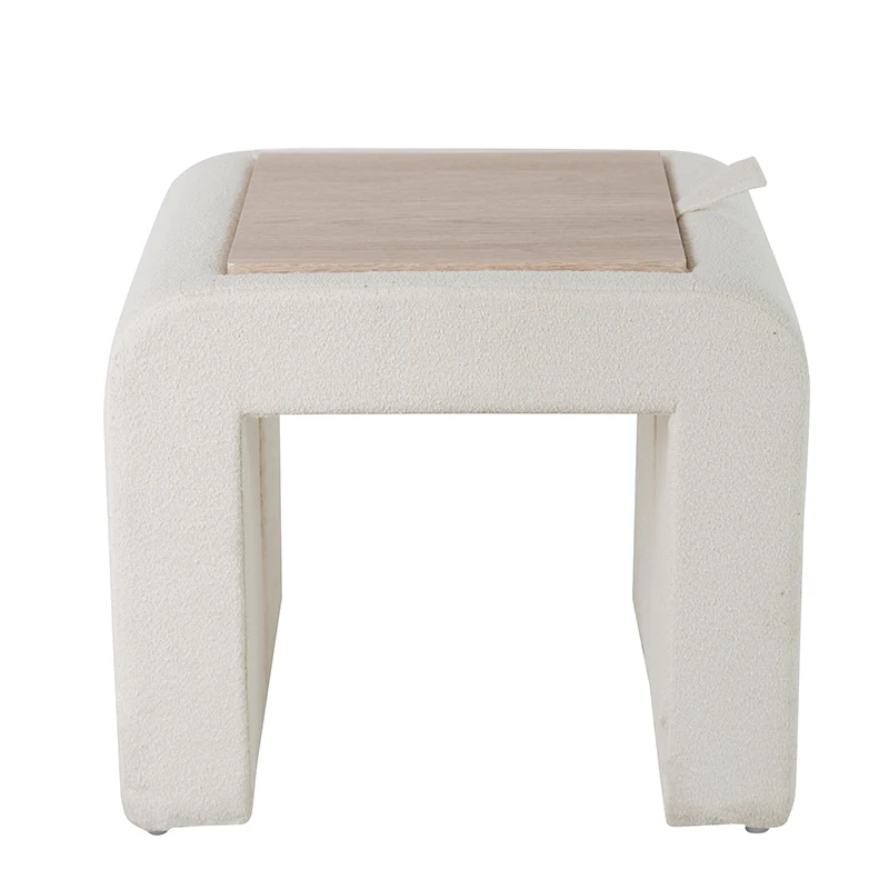 Customized Storage Ottoman Stool for Living Room Modern Inside Furniture Board