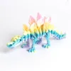 Stegosaurus skeleton [Rainbow Color] (Color random)