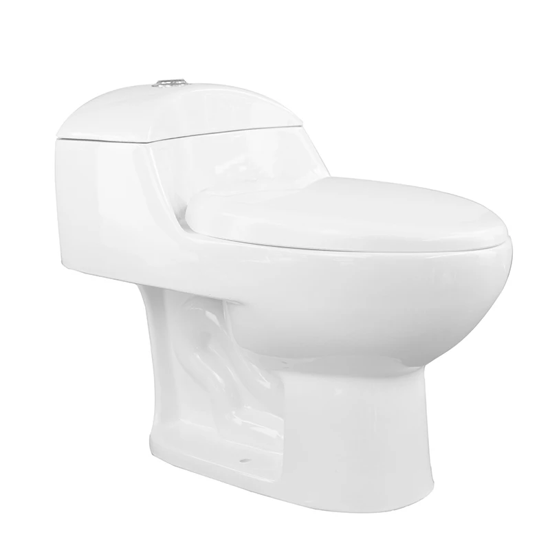 Factory OEM Cheapest One Piece Toilet Bowl S-trap 300mm Siphon Flushing Elongated Inodoro WC