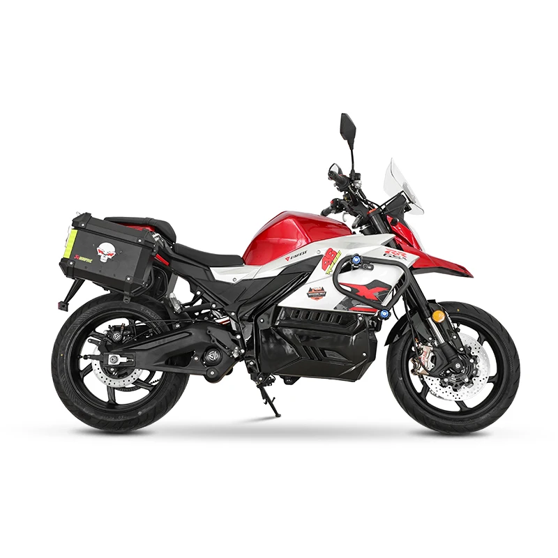 High Speed Power Smart Retro Customized Color Sidecar Electric Motorcycle for Adults