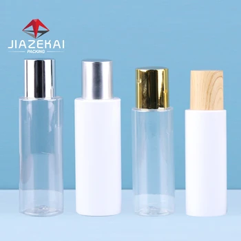 100ml 150ml 200ml Luxury PET Plastic Body Lotion and Toner Bottles Empty for Skin Care Serum Pump Sealing Type