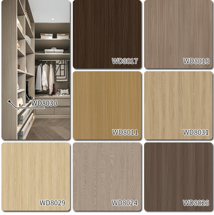 Wholesale Price In Stock 1220x2440mm Wood Grain White Plywood Melamine Faced 25mm MDF Board For Decoration factory