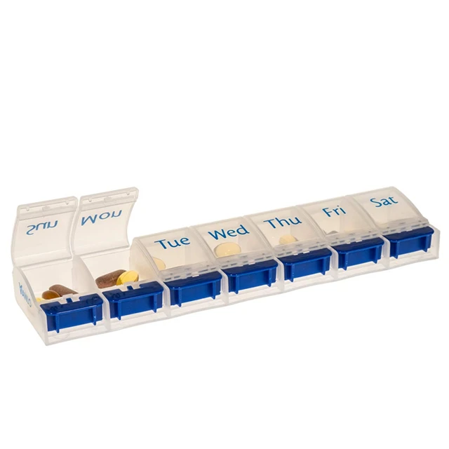Wholesales 7 يوم 7 Compartment Organizer Pill Box