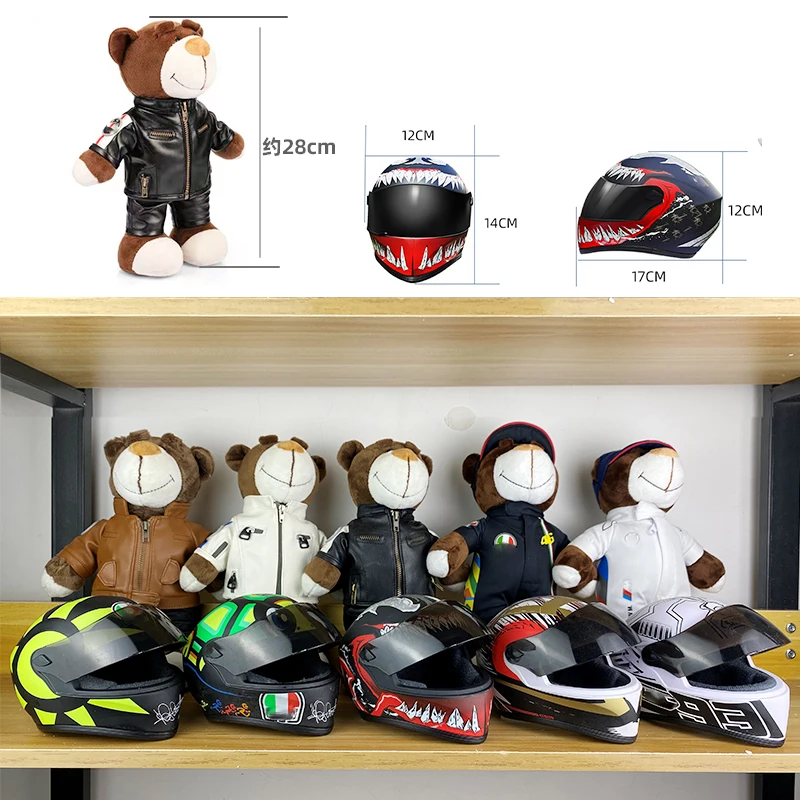 Mini Helmet Model Cute Small Miniature Pet Protective Gift Motorcycle