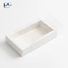 White paperboard transparent cover