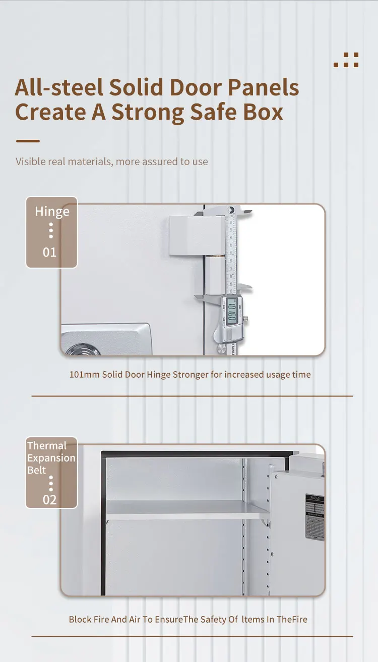CEQSAFE High Security 2 Hours Fireproof Locker Safety Box Fire Resistant Safe supplier
