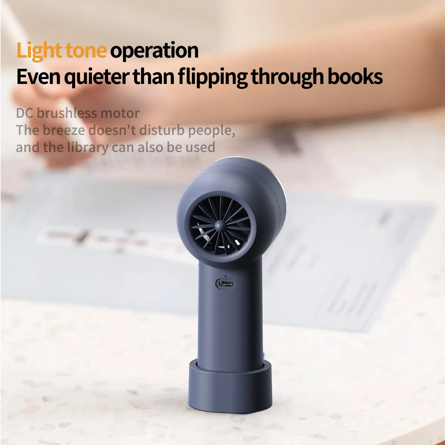 YONGYUAN High Speed Fan Desktop Handheld Small Fan Mini Electric Battery Desk Hand Held Hand Rechargeable Mini Fan