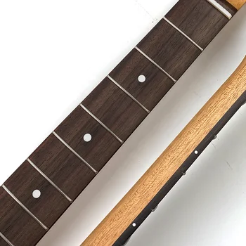 カスタム22フレットクリアサテンエレキギターネックTLマホガニー