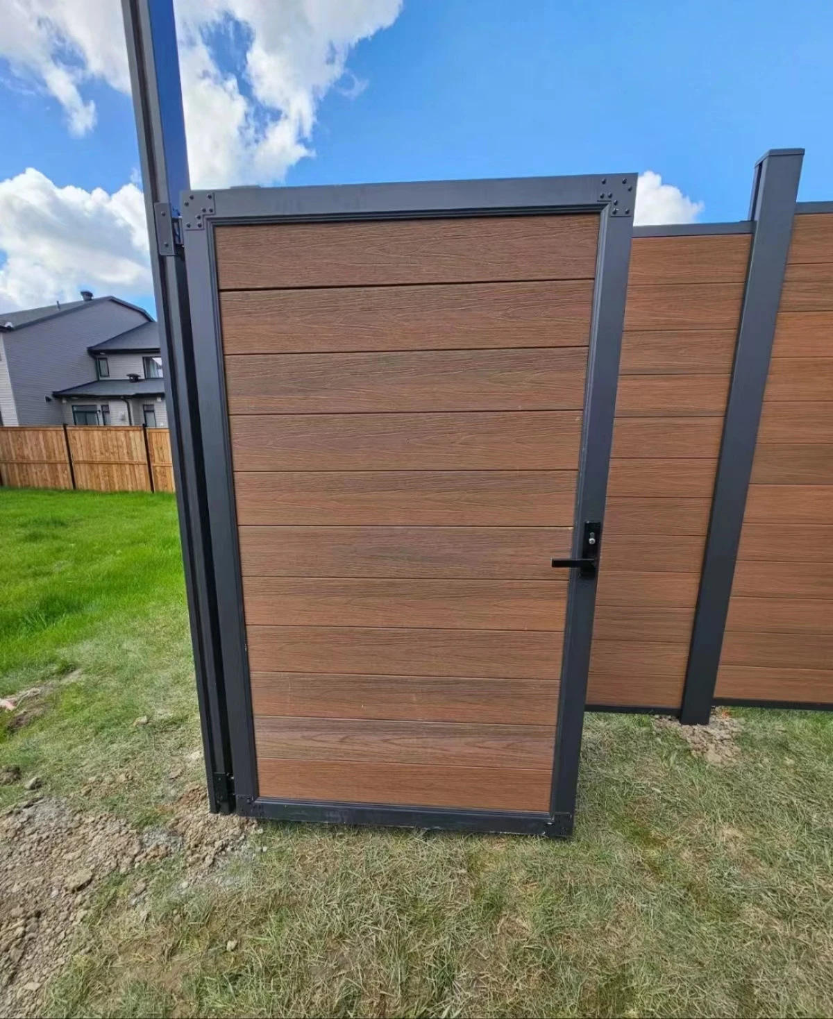 Outdoor  PVC WPC Composite Panel  Fence Wall Panel  Exterior Wall Decor ,wpc Wall Panel,