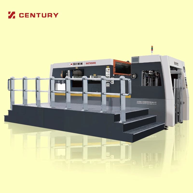 Flat bed cutting machine MZ1050Q lat bed die cutting automatic corrugated rotary die cutting machine