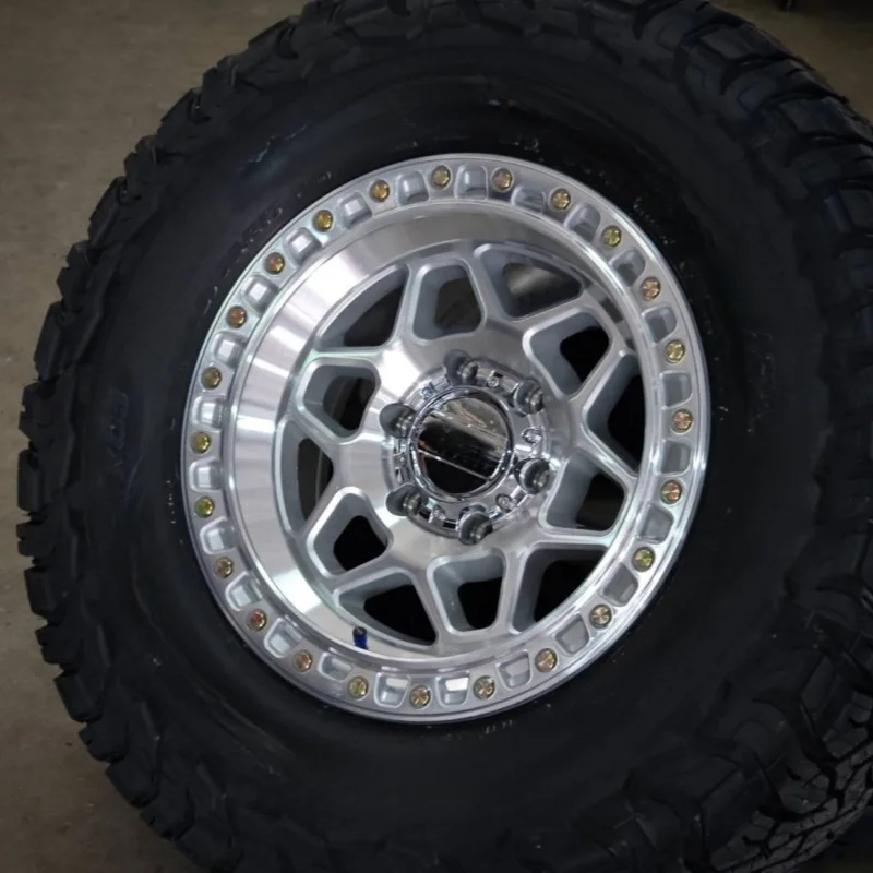 Zxmm Custom Kmc Offroad 17x9 6x139.7 Car Rim Passenger Car Wheels 17INCH Beadlock 6 Lug Chevy Truck