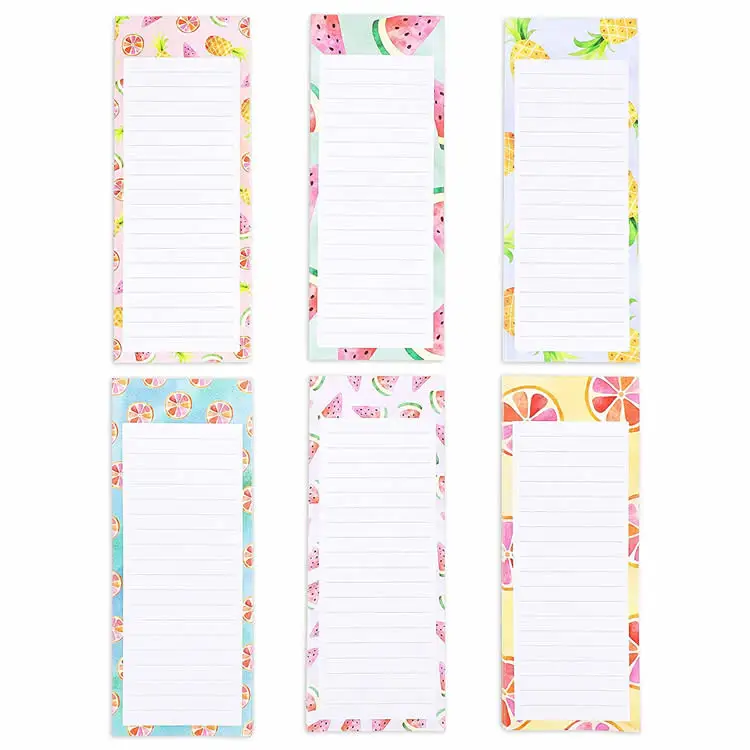 2021 new arrivals custom magnetic note pad notepad fridge magnet note pad notepad