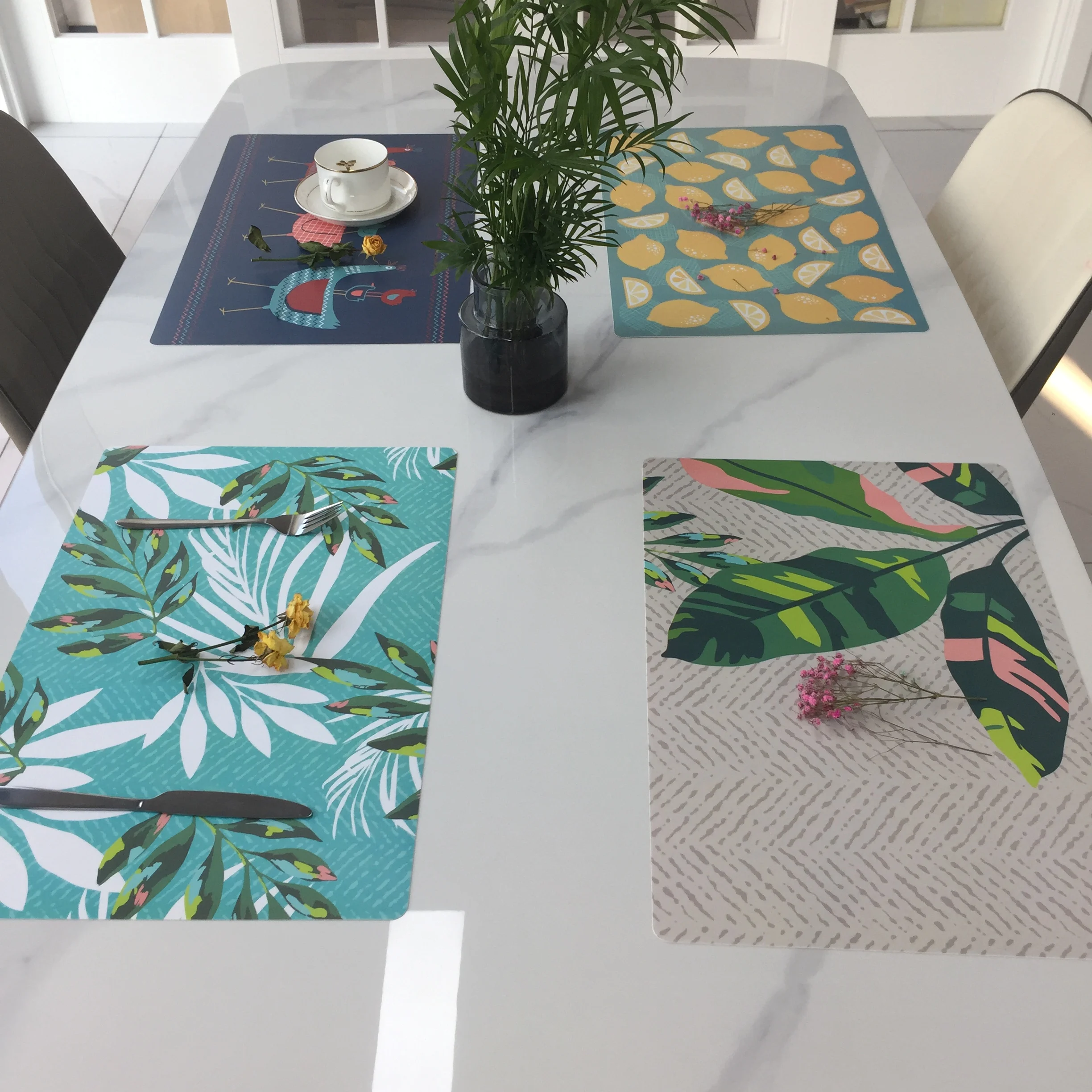 Custom Print Table Place Mat Kids Children Disposable Folding Placemats