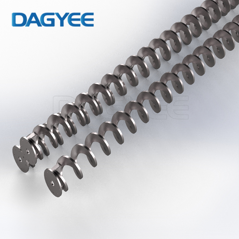 Нержавеющая тяжелое лезвие винтовой части шнека бесщеточная резьба непрерывный шнек