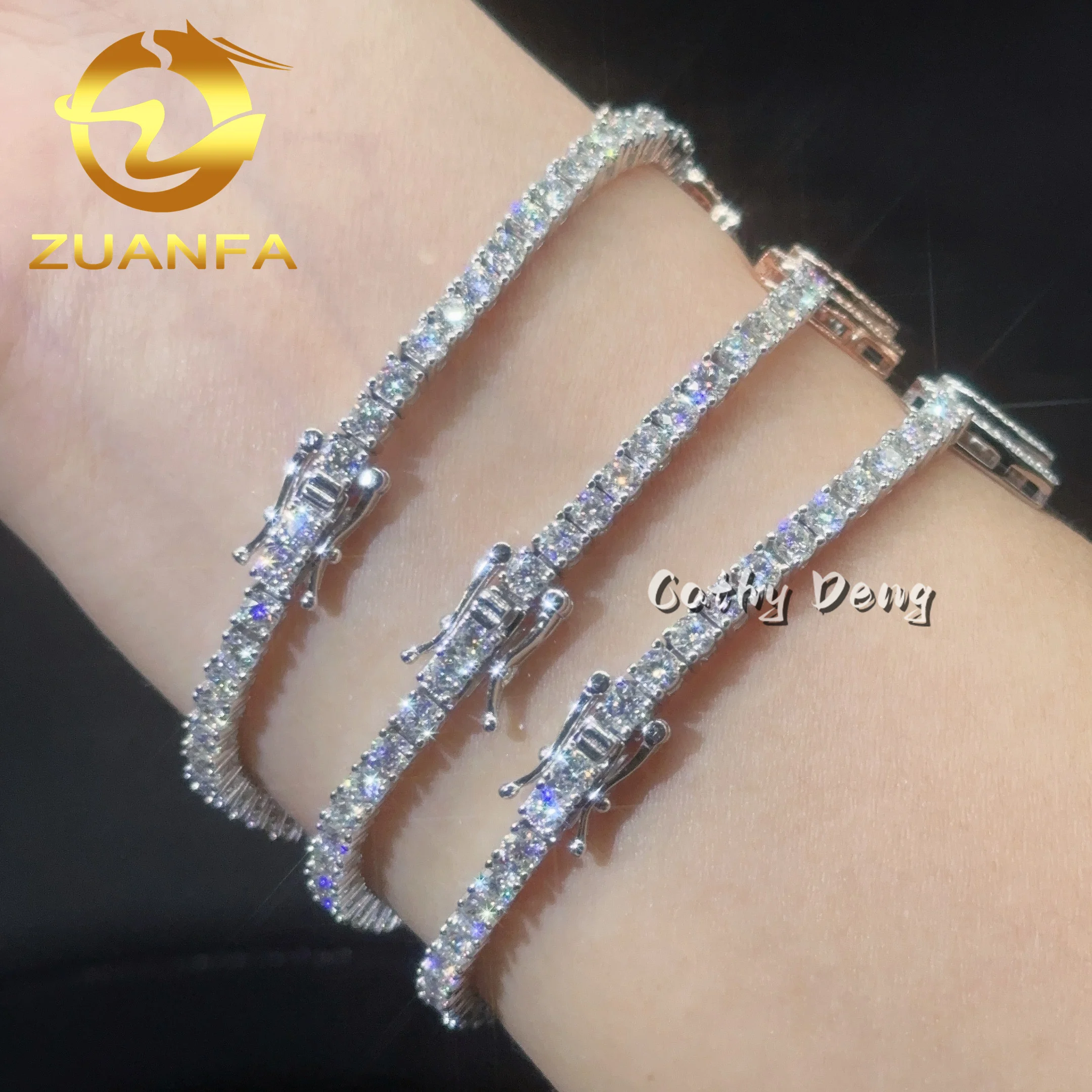 Luxury Tennis Bracelet 【3mm / SILVER】 Luxury Tennis Bracelet 【3mm / SILVER】 | Glitter