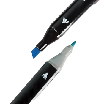 30/40/60/80/168/262 цветов маркеры манга для рисования 168 двойной кисти спиртовой фетр художественные школьные принадлежности Набор