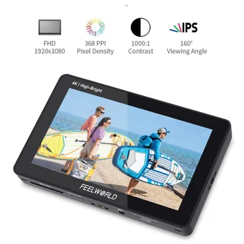 FEELWORLD F6 PLUSX 5.5 Inch Camera Monitor High Bright 1600nit Touch Screen DSLR Camera Dslr Field Monitor detail image