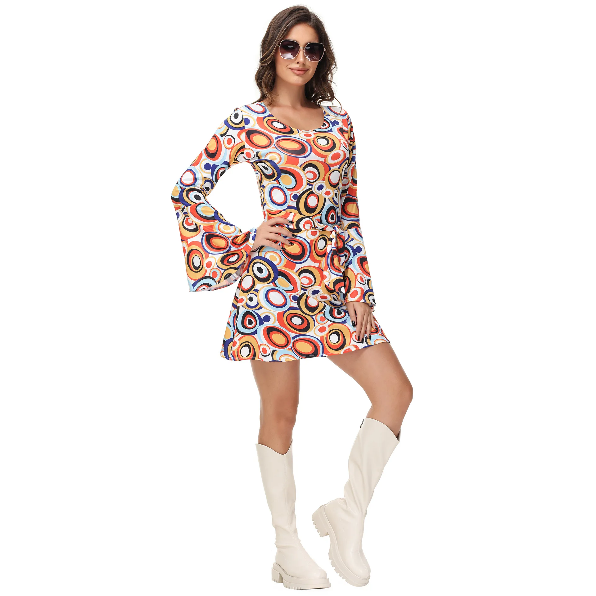 fall midi dresses for women Anabelle Halter Neck Midi Dress