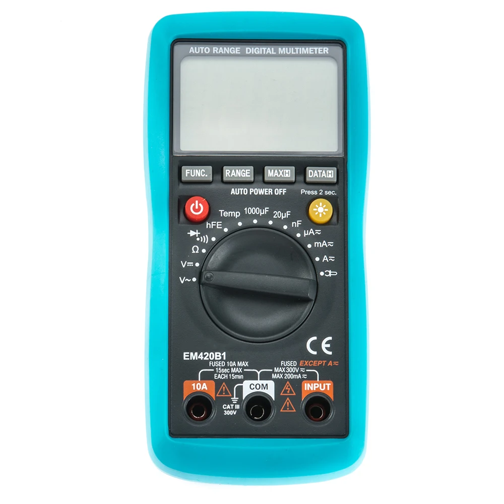 Professional handheld digital multimeter lcd display with frequency Kaiweets km312A smart portable multimeter