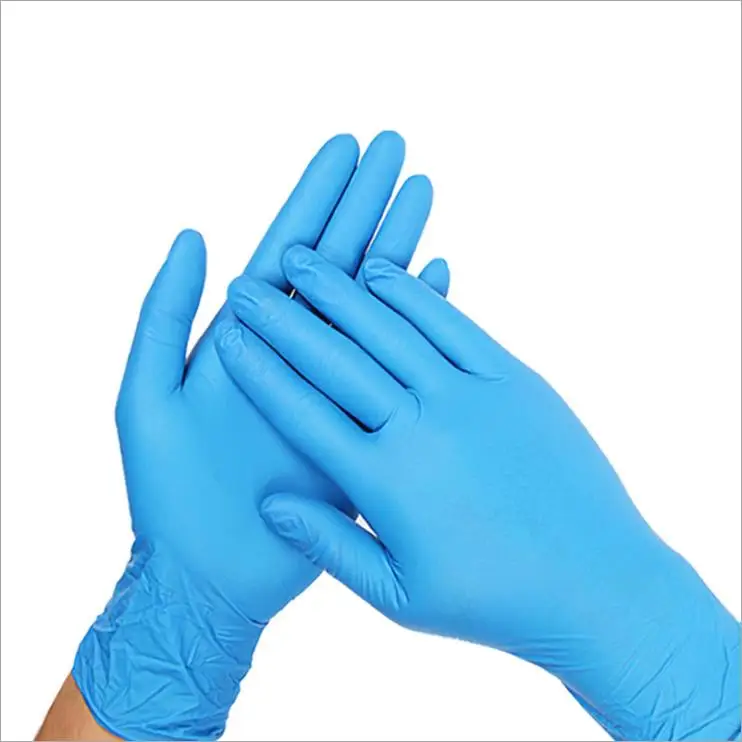 blue nitrile gloves price