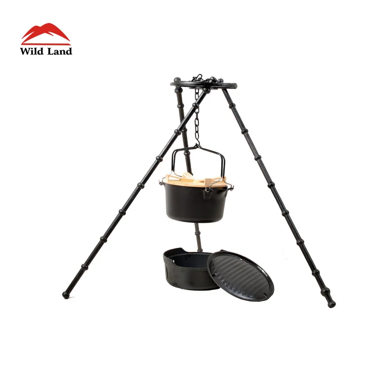 Wild Land Cast Iron Outdoor Pot Camping Pot Cookware Buy Wild Land
