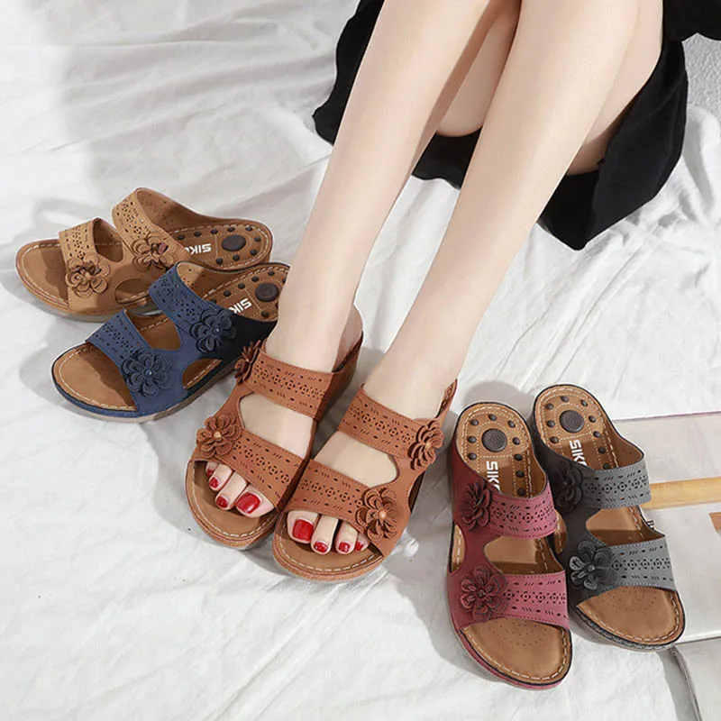 Zapatillas Coloridas De Punta Abierta Para Mujer Adulta,Zapatos Planos  Bonitos,Sandalias Deslizantes De Plataforma Para Mujer - Buy Dedo Del  Pie,Zapatillas Coloridos,Zapatillas De Plataforma Product on Alibaba.com